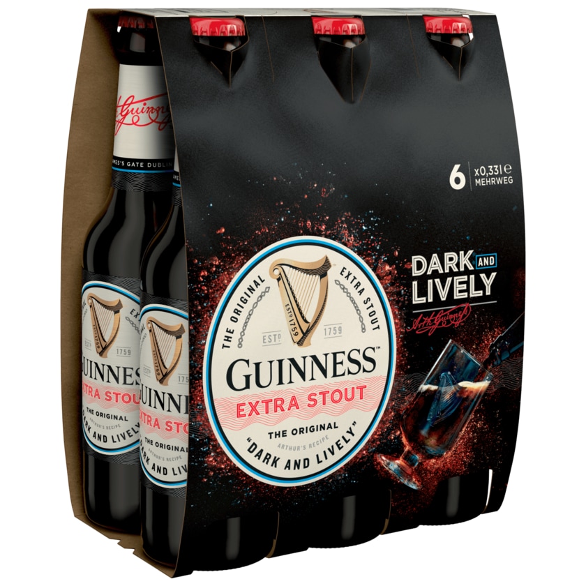 Guinness Extra Stout 6x0,33l